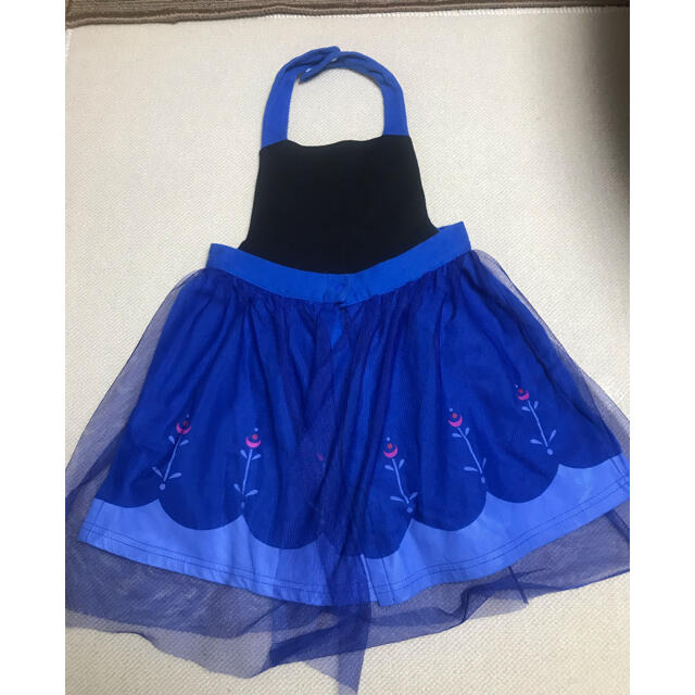 アナ雪　子どもエプロン　90〜100㎝ キッズ/ベビー/マタニティのキッズ服女の子用(90cm~)(その他)の商品写真