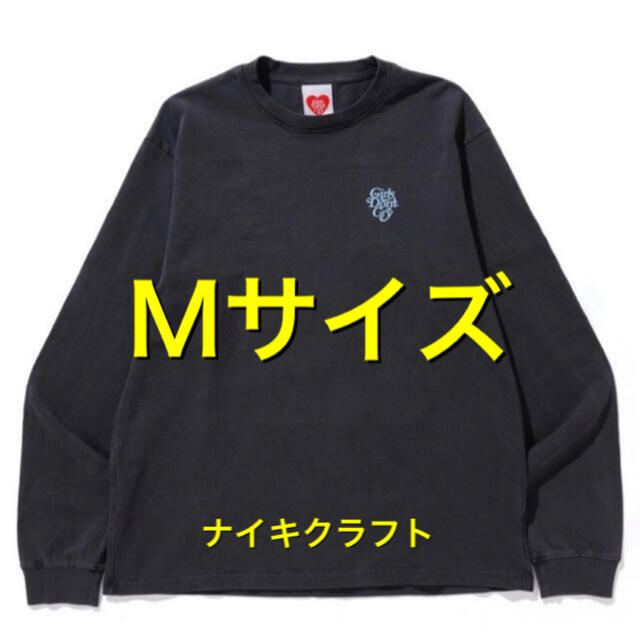 girls don't cry crew neck sweat black 黒S