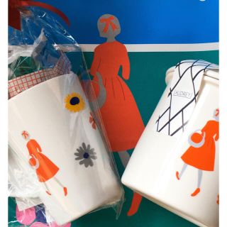 AUDREY(オードリー)キャニスターポットと名古屋高島屋屋限定 マグ
