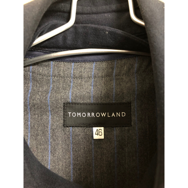 TOMORROWLAND(トゥモローランド)の【美品】トゥモローランド ステンカラーコート メンズ46 メンズのジャケット/アウター(チェスターコート)の商品写真