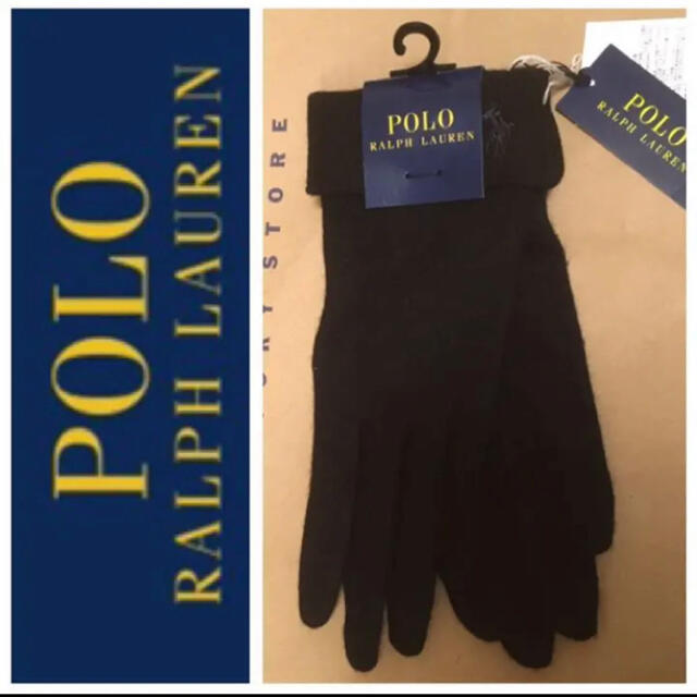 POLO RALPH LAUREN(ポロラルフローレン)の【新品】レディース 手袋  ラルフローレン  フリーサイズ（21-22cm） レディースのファッション小物(手袋)の商品写真