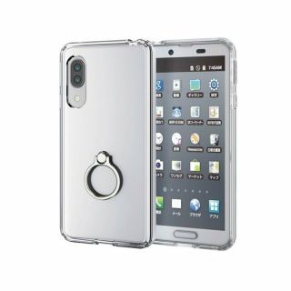 エレコム(ELECOM)のAQUOS Sense3(SH-02M/SHV45)ハイブリッドケース リング付(Androidケース)