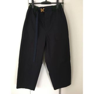 サカイ(sacai)のsacai 19AW クロップドトラウザーズ(ワークパンツ/カーゴパンツ)