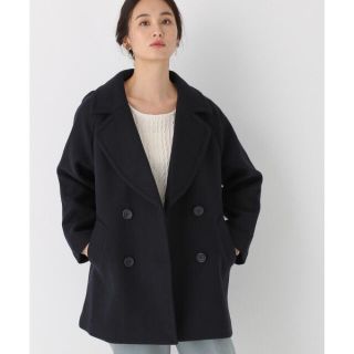 グローバルワーク(GLOBAL WORK)のGLOBAL WORK メルトンBIGカラーWコート ¥11,550(ピーコート)