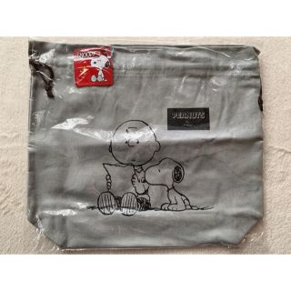 スヌーピー(SNOOPY)の【新品未使用】SNOOPY  巾着トートバッグ(トートバッグ)