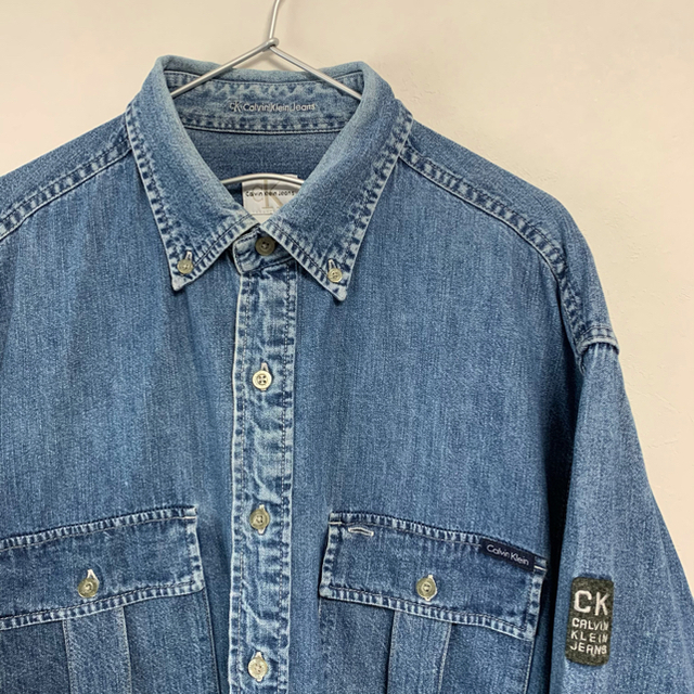 90s Calvin Klein Jeans 長袖BD デニムシャツ