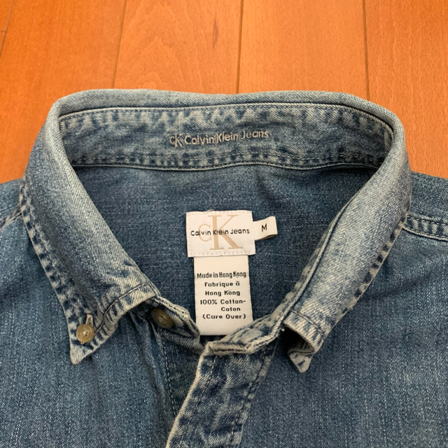 古着 90s Calvin Klein Jeans 長袖BD デニムシャツ