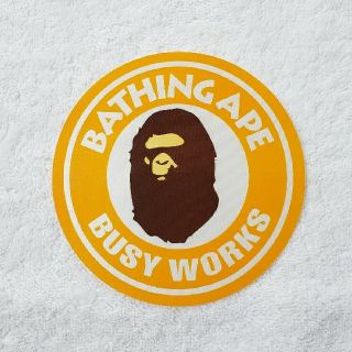 アベイシングエイプ(A BATHING APE)のBAPE ⭐️ BUSY WORKSステッカー(その他)