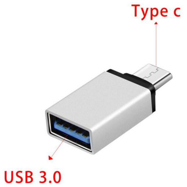 TypeA→TypeC変換 USB3.0 OTG対応 スマホ/家電/カメラのPC/タブレット(PC周辺機器)の商品写真