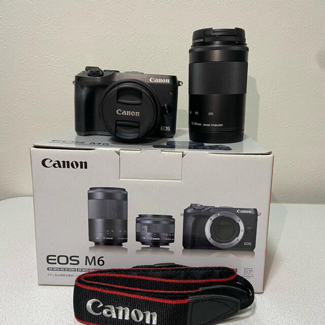 Canon EOS M6 Wズームキット BK