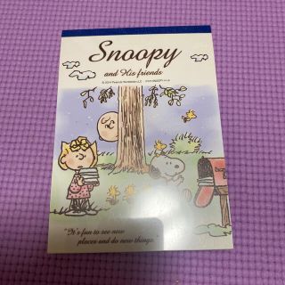 ピーナッツ(PEANUTS)のスヌーピー メモ帳(ノート/メモ帳/ふせん)