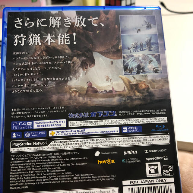 PlayStation4(プレイステーション4)のモンスターハンターワールド：アイスボーン マスターエディション PS4 エンタメ/ホビーのゲームソフト/ゲーム機本体(家庭用ゲームソフト)の商品写真