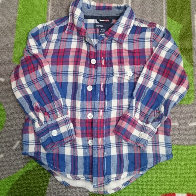 babyGAP(ベビーギャップ)のおとり置き！babygap♡コットンシャツ キッズ/ベビー/マタニティのキッズ服男の子用(90cm~)(ブラウス)の商品写真