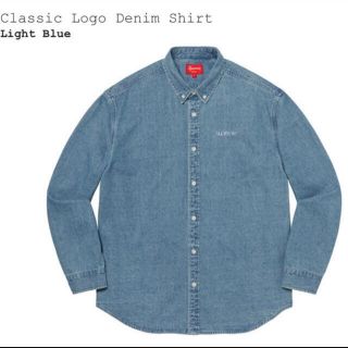 シュプリーム(Supreme)のSupreme Classic Logo Denim Shirt  Sサイズ(シャツ)