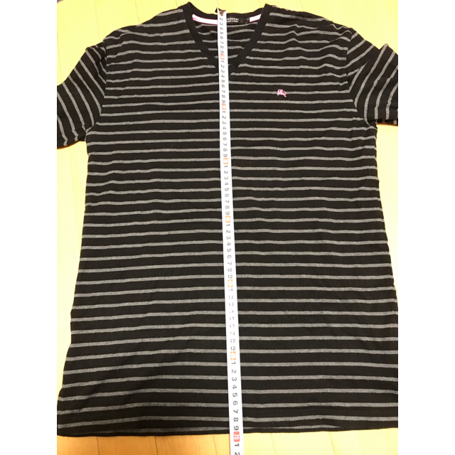 BURBERRY BLACK LABEL(バーバリーブラックレーベル)のブランド　バーバリーブラックレーベル　ブラック　ロングTシャツ　Ｌサイズ メンズのトップス(Tシャツ/カットソー(七分/長袖))の商品写真