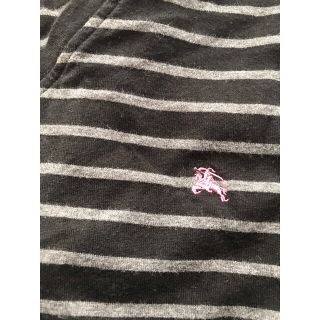 バーバリーブラックレーベル(BURBERRY BLACK LABEL)のブランド　バーバリーブラックレーベル　ブラック　ロングTシャツ　Ｌサイズ(Tシャツ/カットソー(七分/長袖))