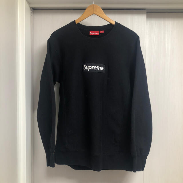 supreme Box Logo crewneck L Black 黒