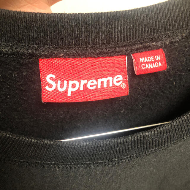 supreme Box Logo crewneck L Black 黒