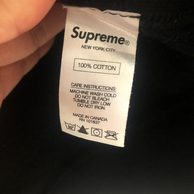 supreme Box Logo crewneck L Black 黒