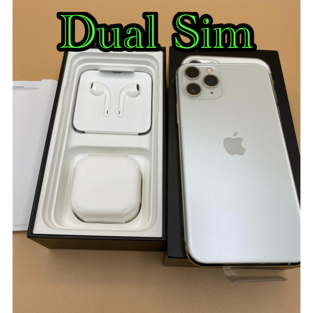 iPhone(アイフォーン)の新品US版SIMフリーiPhone 11pro dual SIM  512GB  スマホ/家電/カメラのスマートフォン/携帯電話(スマートフォン本体)の商品写真