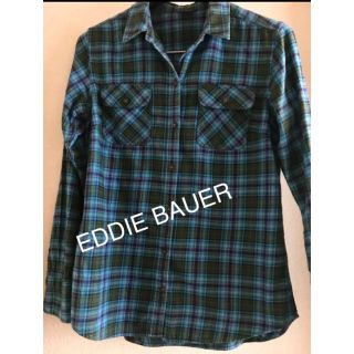 エディーバウアー(Eddie Bauer)のレディース　長袖シャツ　チェックシャツ　エディー  バウアー(シャツ/ブラウス(長袖/七分))