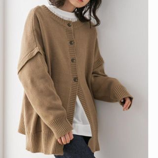 ローリーズファーム(LOWRYS FARM)の新品　LOWRYS FARM 2WAY バックスリット　ニット　カーディガン(ニット/セーター)