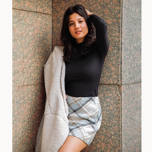 H&M(エイチアンドエム)のH&M エイチアンドエム　ウールブレンドショートスカート♡ レディースのスカート(ミニスカート)の商品写真