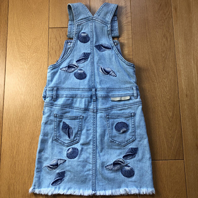 Stella McCartney(ステラマッカートニー)のステラマッカートニー キッズ デニム サロペット ジャンパースカート キッズ/ベビー/マタニティのキッズ服女の子用(90cm~)(ワンピース)の商品写真