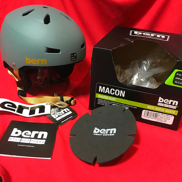 未使用】 bern ヘルメット Macon スノーボード ウィンター - アクセサリー