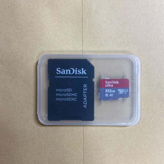 スマホ/家電/カメラ新品•未使用　Sandisk microSD 512GB