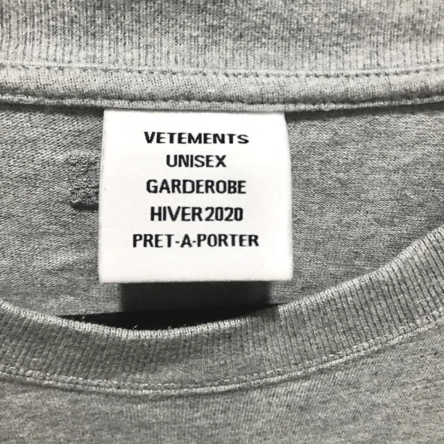 19/SS VETEMENTS ロゴTシャツ L