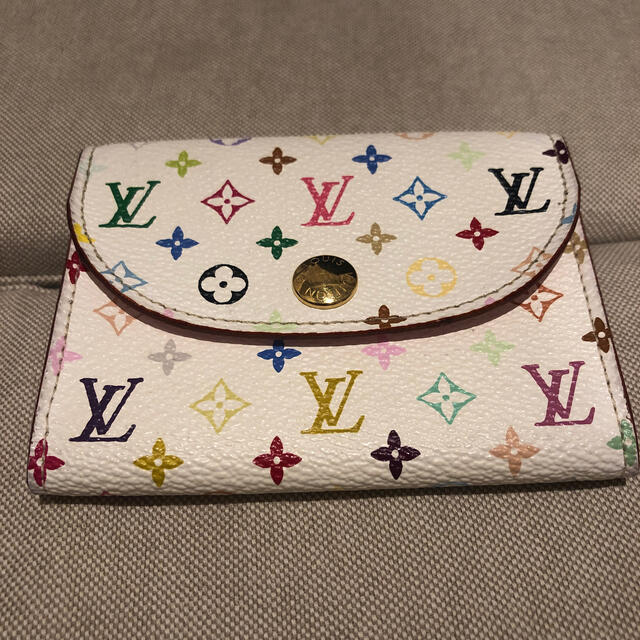 LOUIS VUITTON(ルイヴィトン)のルイヴィトン　マルチカラー　LV美品　未使用　カードケース レディースのファッション小物(名刺入れ/定期入れ)の商品写真