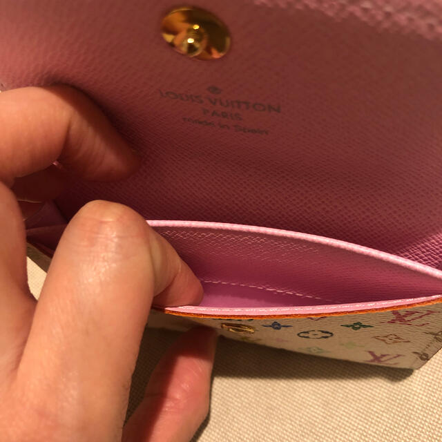 LOUIS VUITTON(ルイヴィトン)のルイヴィトン　マルチカラー　LV美品　未使用　カードケース レディースのファッション小物(名刺入れ/定期入れ)の商品写真