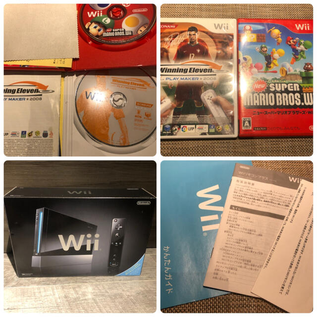 Wii(ウィー)のライフセーバー様専用　Wii+ニュースーパーマリオブラザーズ エンタメ/ホビーのゲームソフト/ゲーム機本体(家庭用ゲームソフト)の商品写真