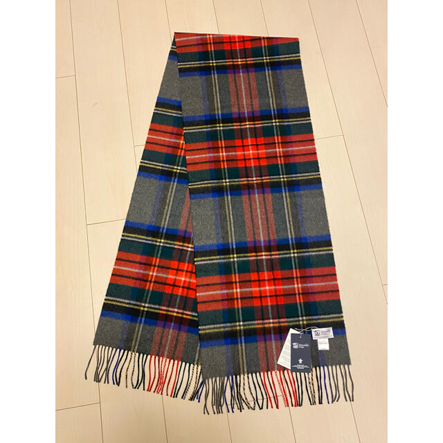 Johnstons ジョンストンズ カシミア 中判ストール グレー Johnstons ジョンストンズ カシミア 中判ストール グレー