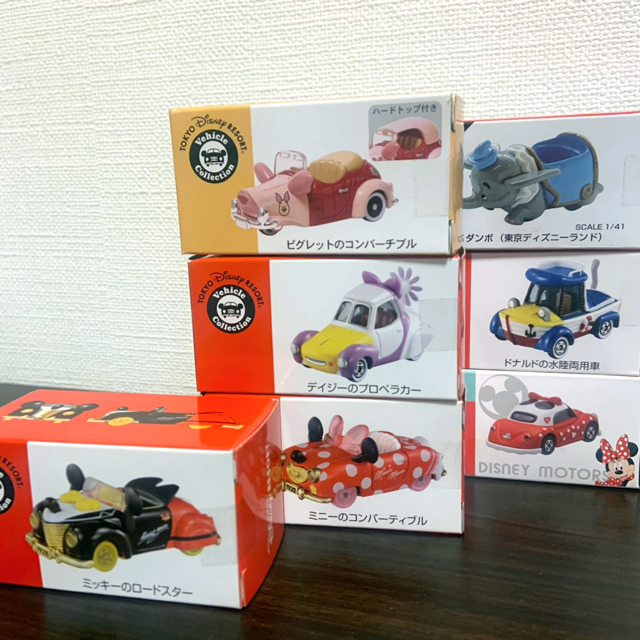 Takara Tomy(タカラトミー)のDisneyland トミカ ミニカー　7個セット　新品未開封 エンタメ/ホビーのおもちゃ/ぬいぐるみ(ミニカー)の商品写真