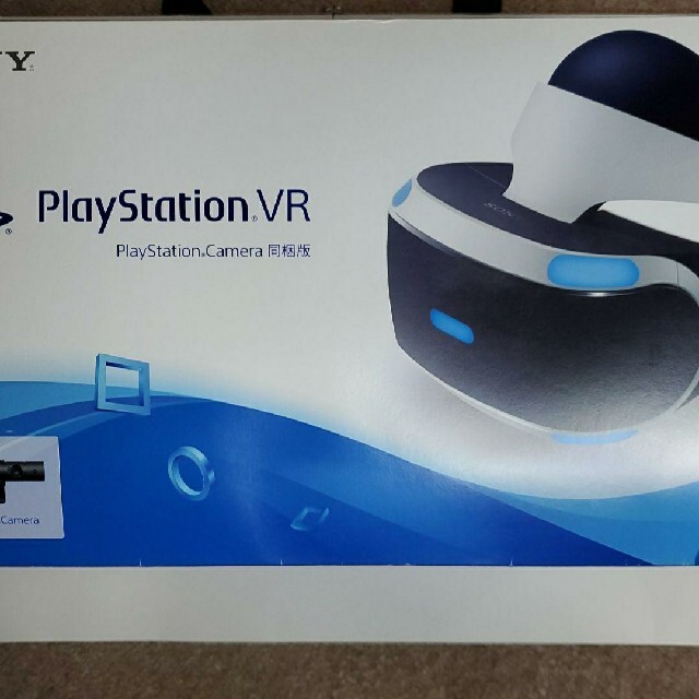 PlayStation VR(プレイステーションヴィーアール)の【美品】PlayStation VR 本体 カメラセット【セール中】 エンタメ/ホビーのゲームソフト/ゲーム機本体(その他)の商品写真