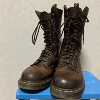 ドクターマーチン(Dr.Martens)のドクターマーチン 14ホール ブーツ ブラウン UK6(ブーツ)