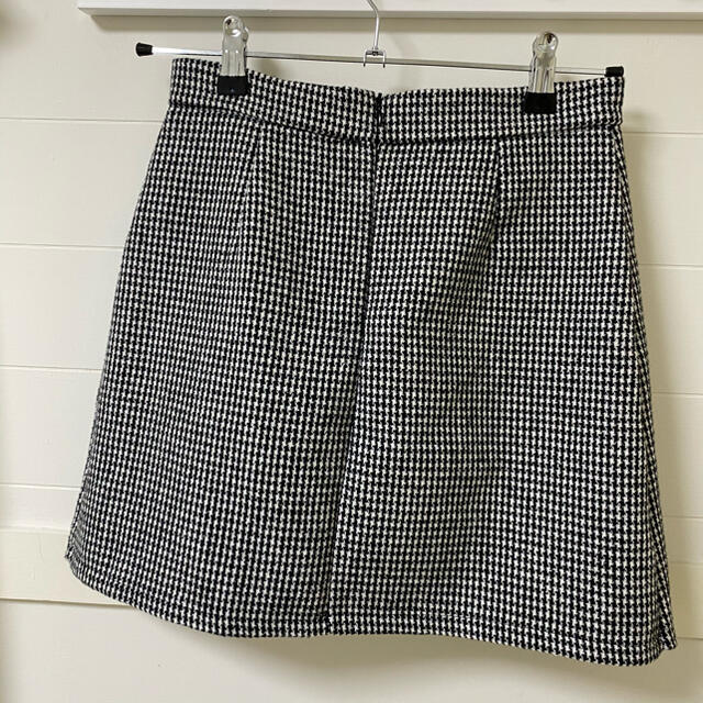 くん様　pleats check mini skirt (Black) レディースのスカート(ミニスカート)の商品写真