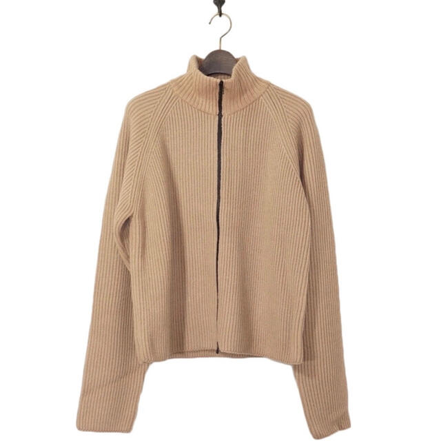 URU 19FUK04 / ZIP UP KNIT タグ付未使用品(camel)