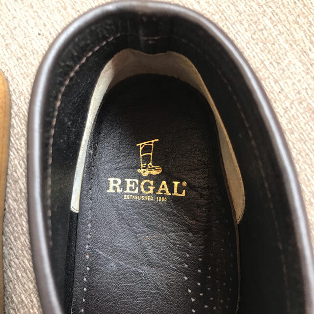 REGAL(リーガル)の【美品】REGAL リーガル ワラビー 革靴 サイズ25 ブラウン JM51AL メンズの靴/シューズ(ドレス/ビジネス)の商品写真