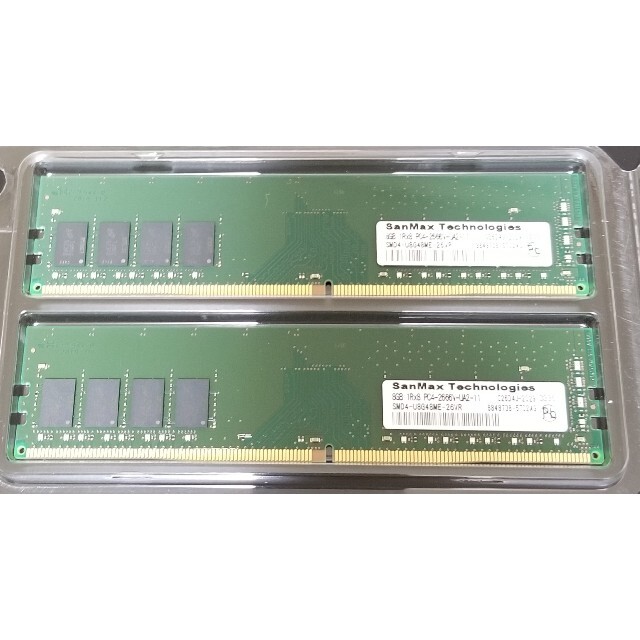 DDR4 8GB 2枚計16GB 2666MHz デスクトップ用