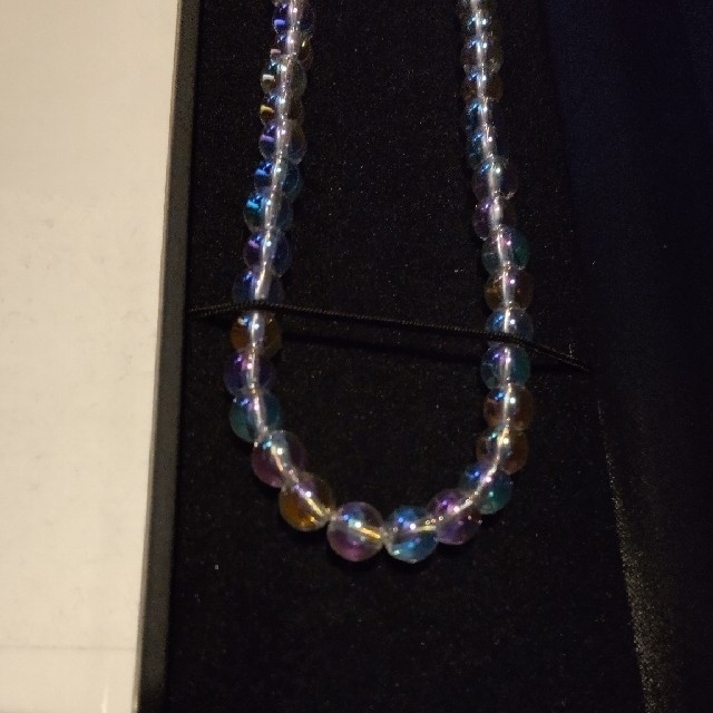 ファイテン チタン水晶ネックレス(5mm)40cm - ネックレス