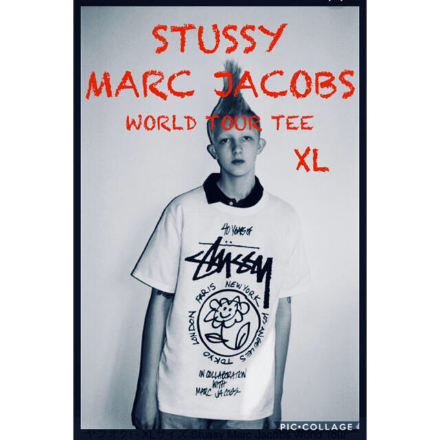 メンズstussy x MARC JACOBS WORLD TOUR TEE