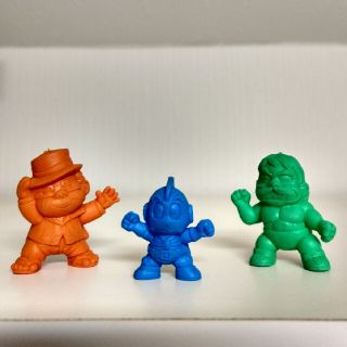 （激レア／1985年）超人キンタマン消しゴム パート２ 3体セット＋ミニブック付(アニメ/ゲーム)