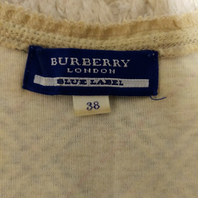 BURBERRY BLUE LABEL(バーバリーブルーレーベル)の【最終セール】BURBERRY BLUE Labelカットソー38 レディースのトップス(カットソー(半袖/袖なし))の商品写真