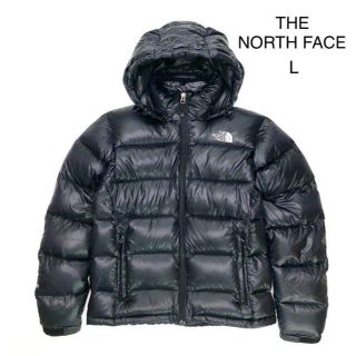 ザノースフェイス(THE NORTH FACE)のTHE NORTH FACE ノースフェイス ダウンジャケット 軽量 L 黒(ダウンジャケット)