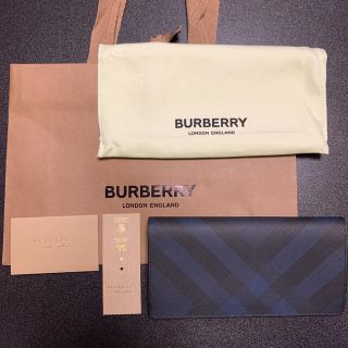 バーバリー(BURBERRY)の【新品】BURBERRY ロンドンチェック長財布 (Burberry/長財布)(長財布)