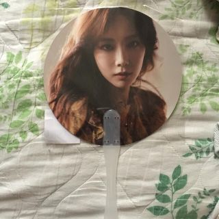 ショウジョジダイ(少女時代)のtaeyeon うちわ　テヨン(アイドルグッズ)