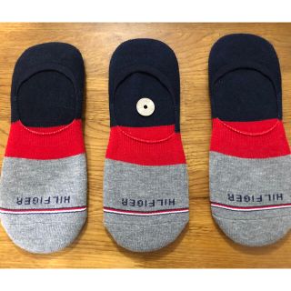 トミーヒルフィガー(TOMMY HILFIGER)の新品トミーヒルフィガーTOMMY HILFIGERメンズソックス3足セット118(ソックス)